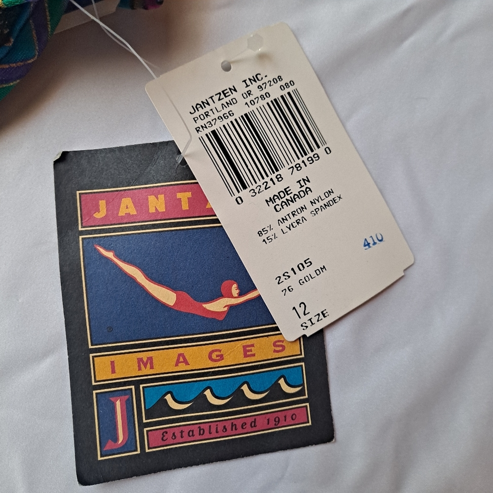 NWT Vintage Jantzen Swim Bandeau - Picture 5 of 8